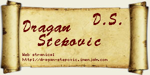Dragan Stepović vizit kartica